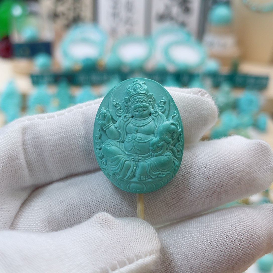 绿松石珠宝奇石未镶嵌