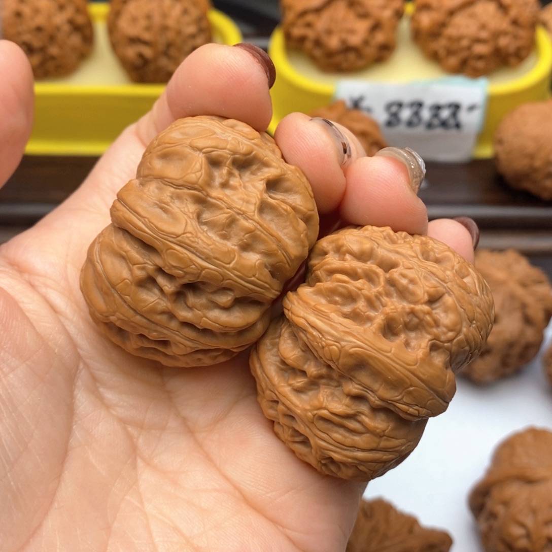 文玩核桃把件42尺平谷元宝