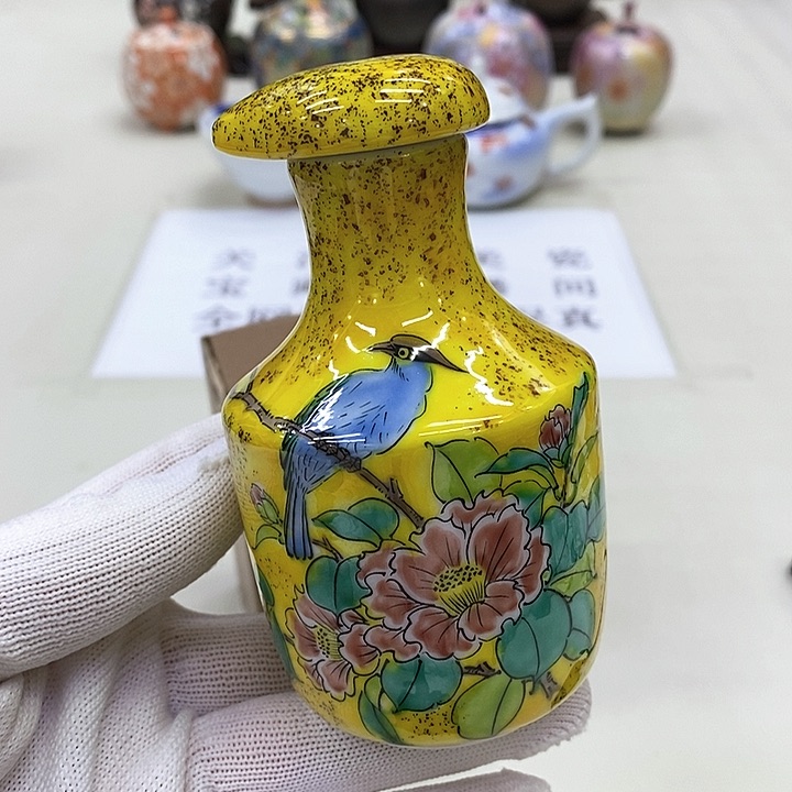 摆件九谷正品保真