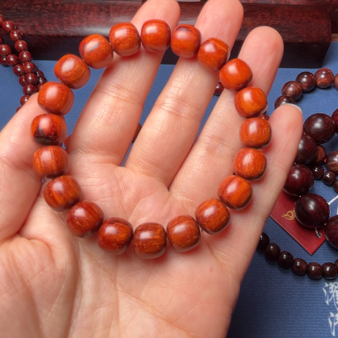 檀香紫檀（小叶紫檀）手串/手链和**财