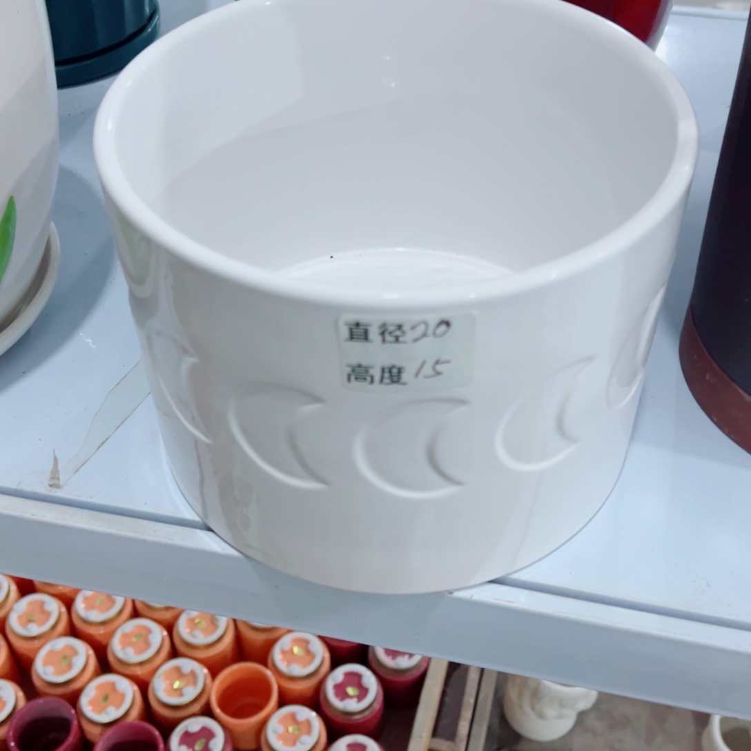 有孔，陶瓷花盆满10米包邮发货