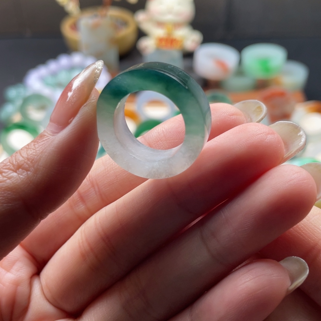 定制翡翠未镶嵌翡翠11-14有纹