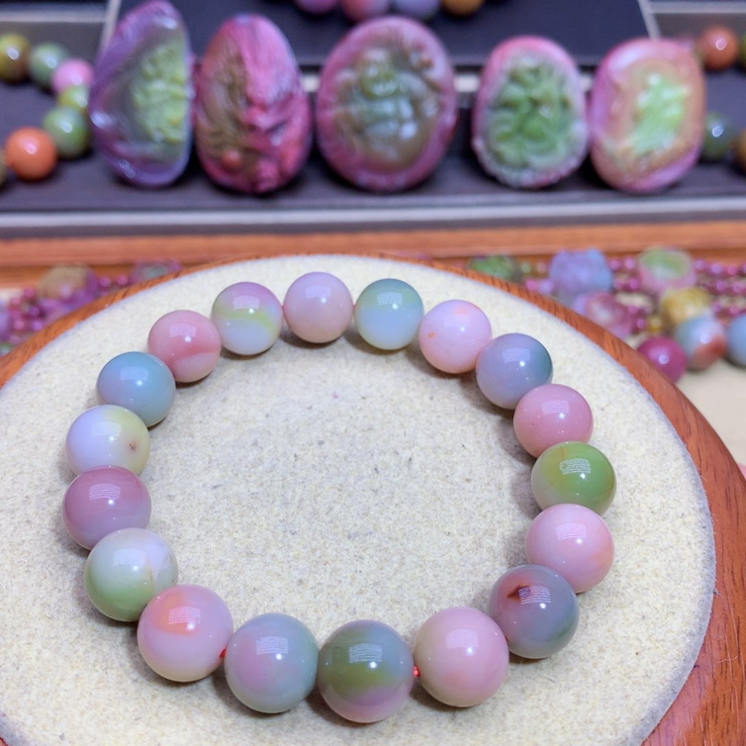 玛瑙手链未镶嵌盐源