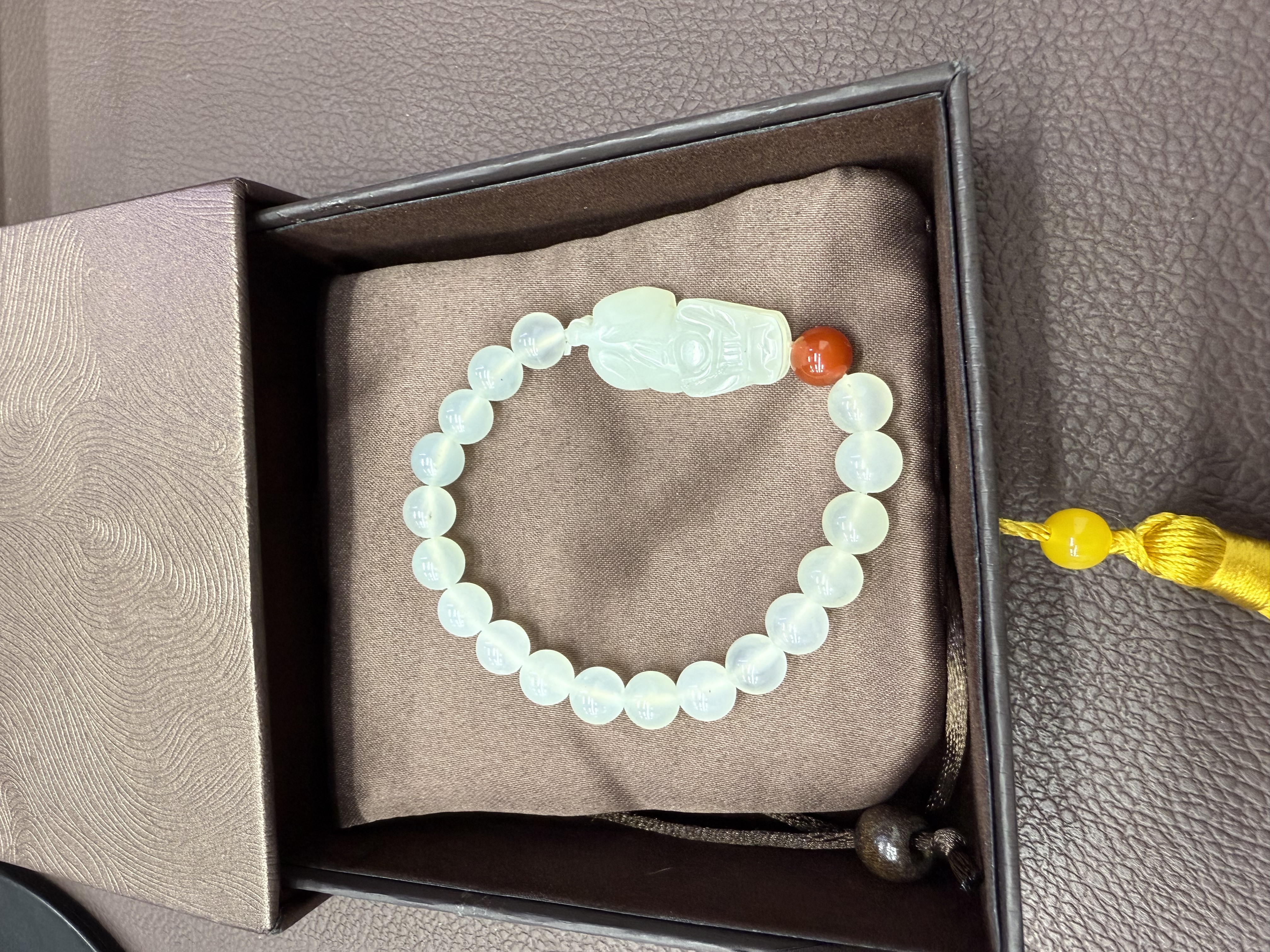 岫玉 蛇纹石 招财聚宝 貔恘 手串 （多样性发货发一件）