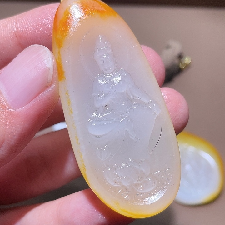 和田玉颈饰未镶嵌Y