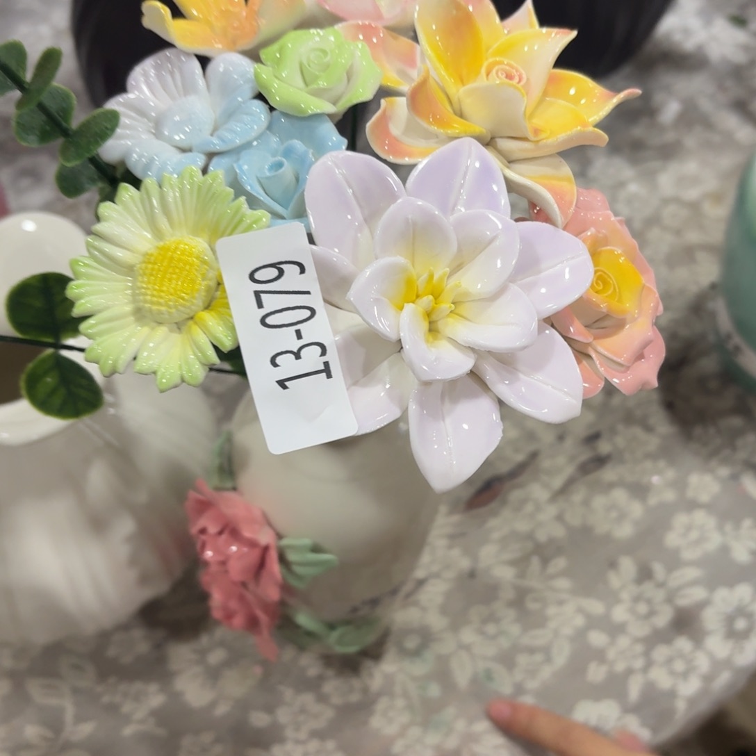 陶瓷花，拍满20发货，退款拉黑，1379