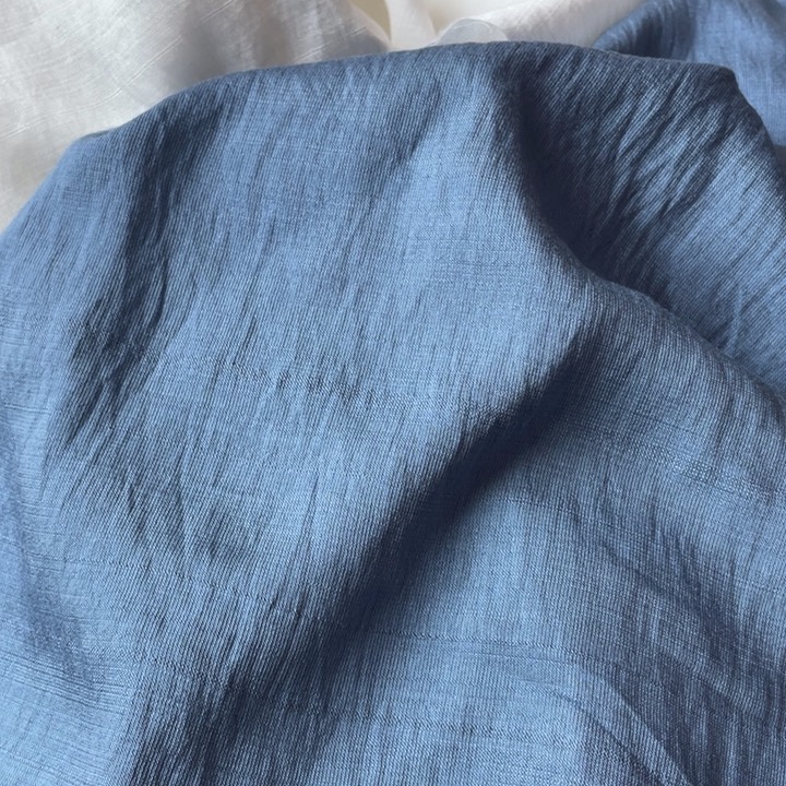 雾霾蓝棉麻1.5米。      