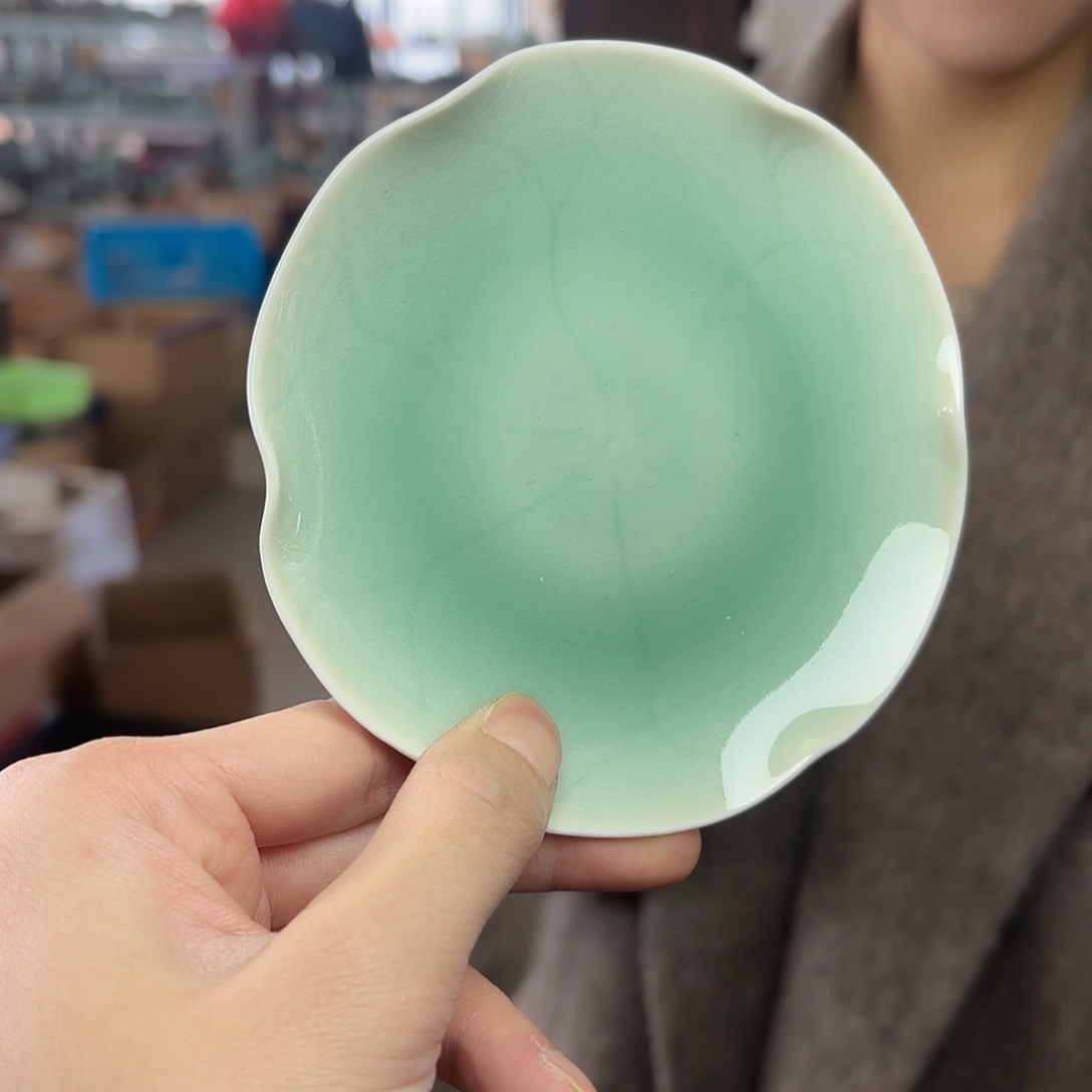龙泉云间青瓷小米茶器