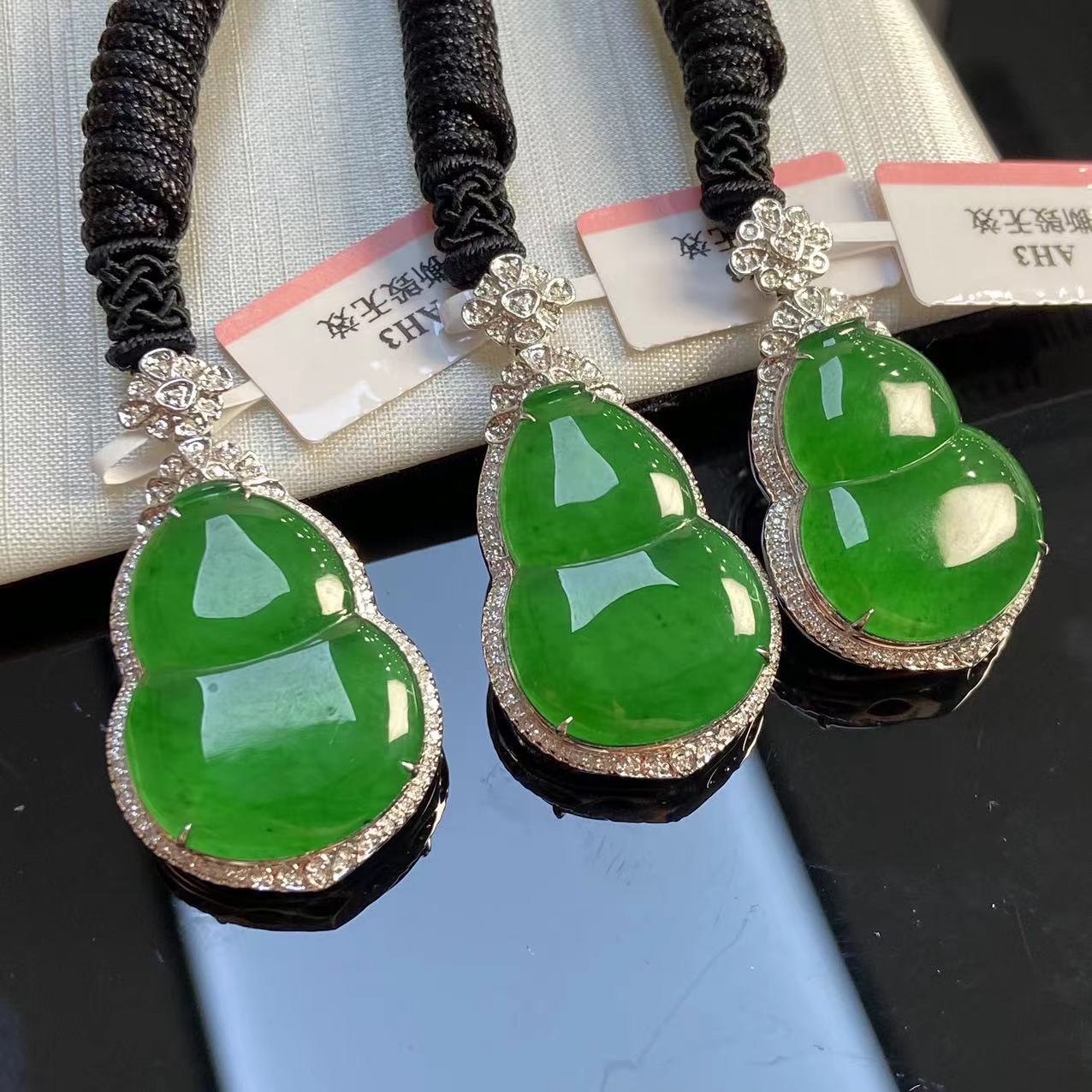 14437天然A货翡翠【葫芦】多样性发一个