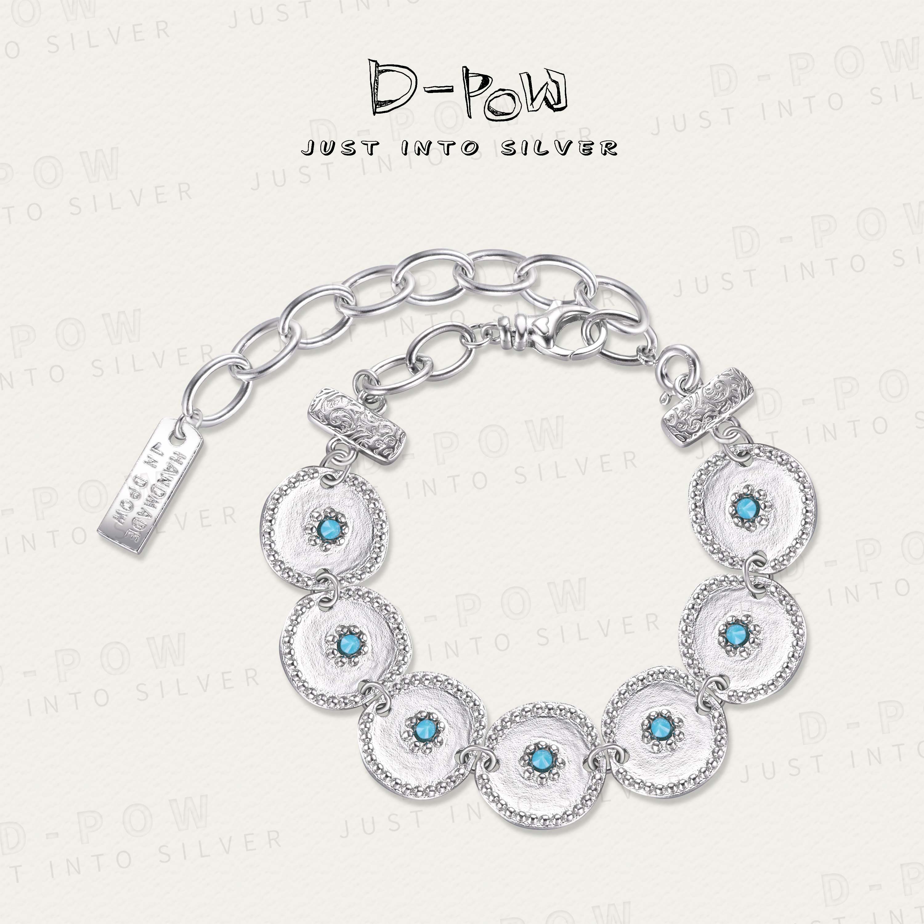 灯小炮 925银手链 手链（9572）气质轻奢时尚百搭素款设计师小众