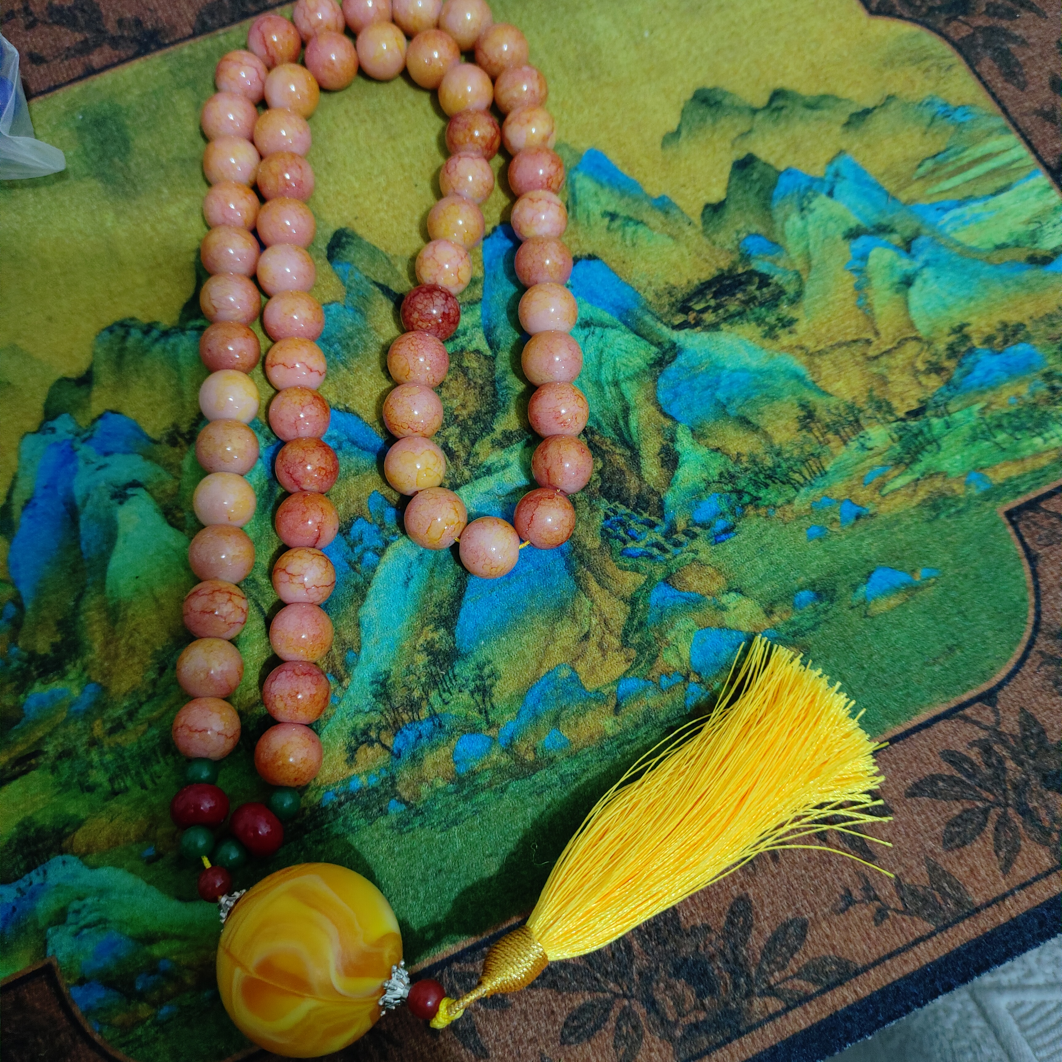 血胆金莲-殿堂系列S级-新中式项链 d117