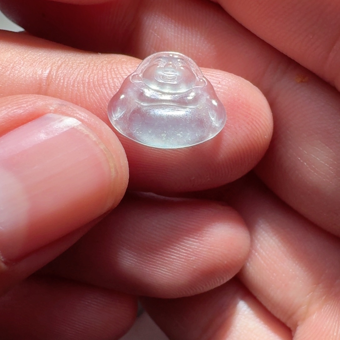 未镶嵌定制翡翠饭*天然翡翠佛