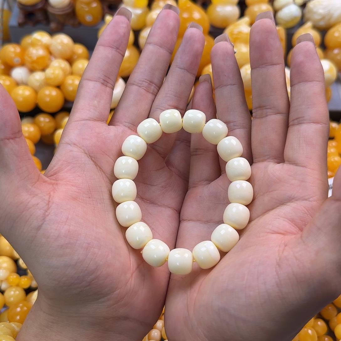 蜜蜡未镶嵌珠宝奇石同料13mm