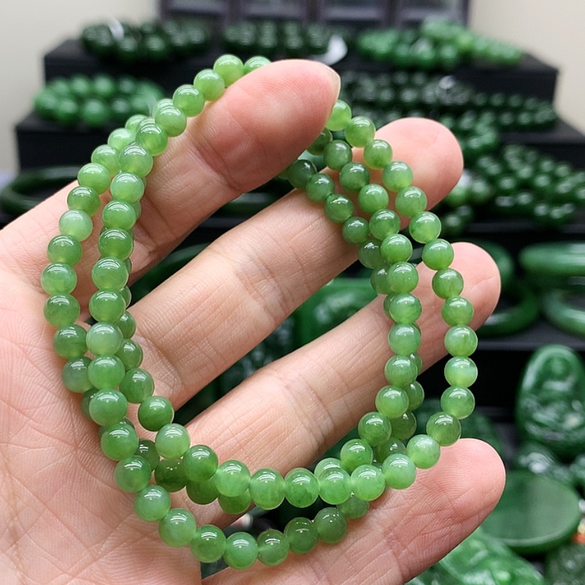 【闪购商品】和田玉（碧玉）手链未镶嵌