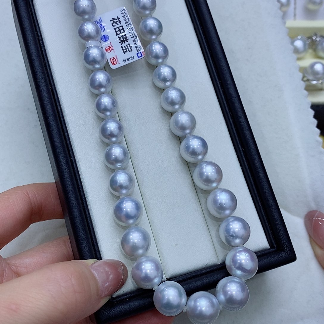 海水珍珠颈饰未镶嵌9到12点位