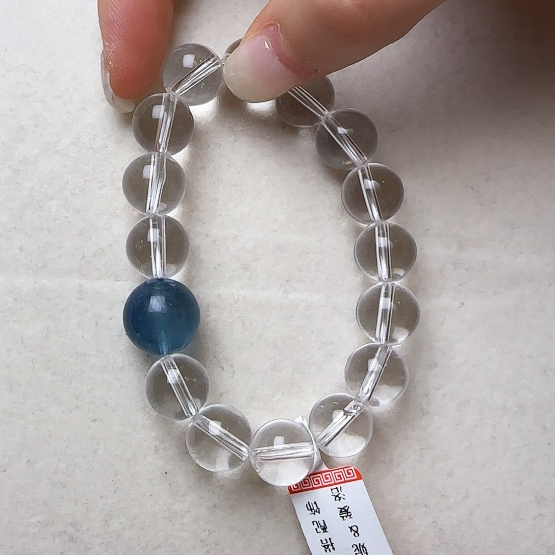 水晶手链未镶嵌星*沉大气上档次