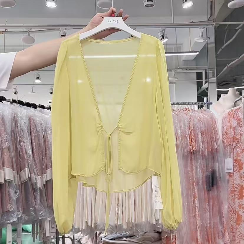 【AS•原创设计】NN1245新款时尚防晒衬衫长袖百搭女士夏季