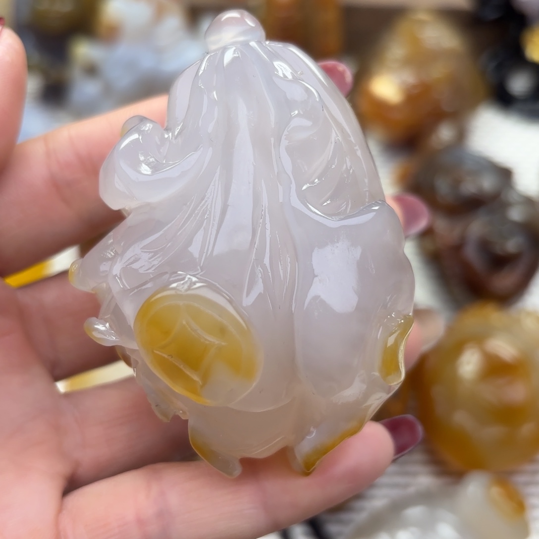 玛瑙/玉髓未镶嵌把件