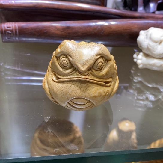 竹工艺手把摆件竹雕开播福利