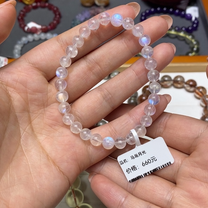 手链未镶嵌月光石手串