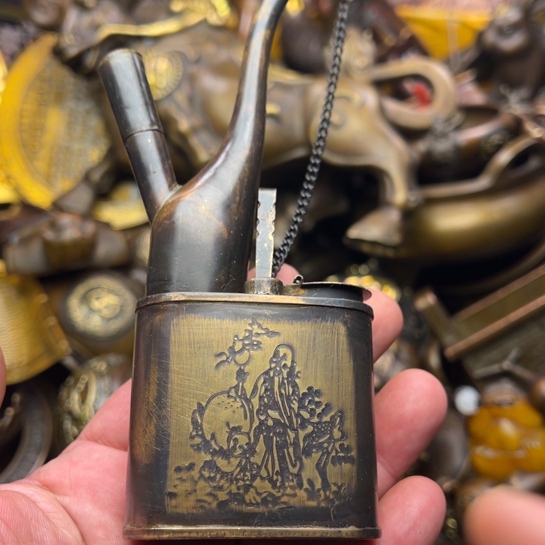 茶壶香炉铜器摆件