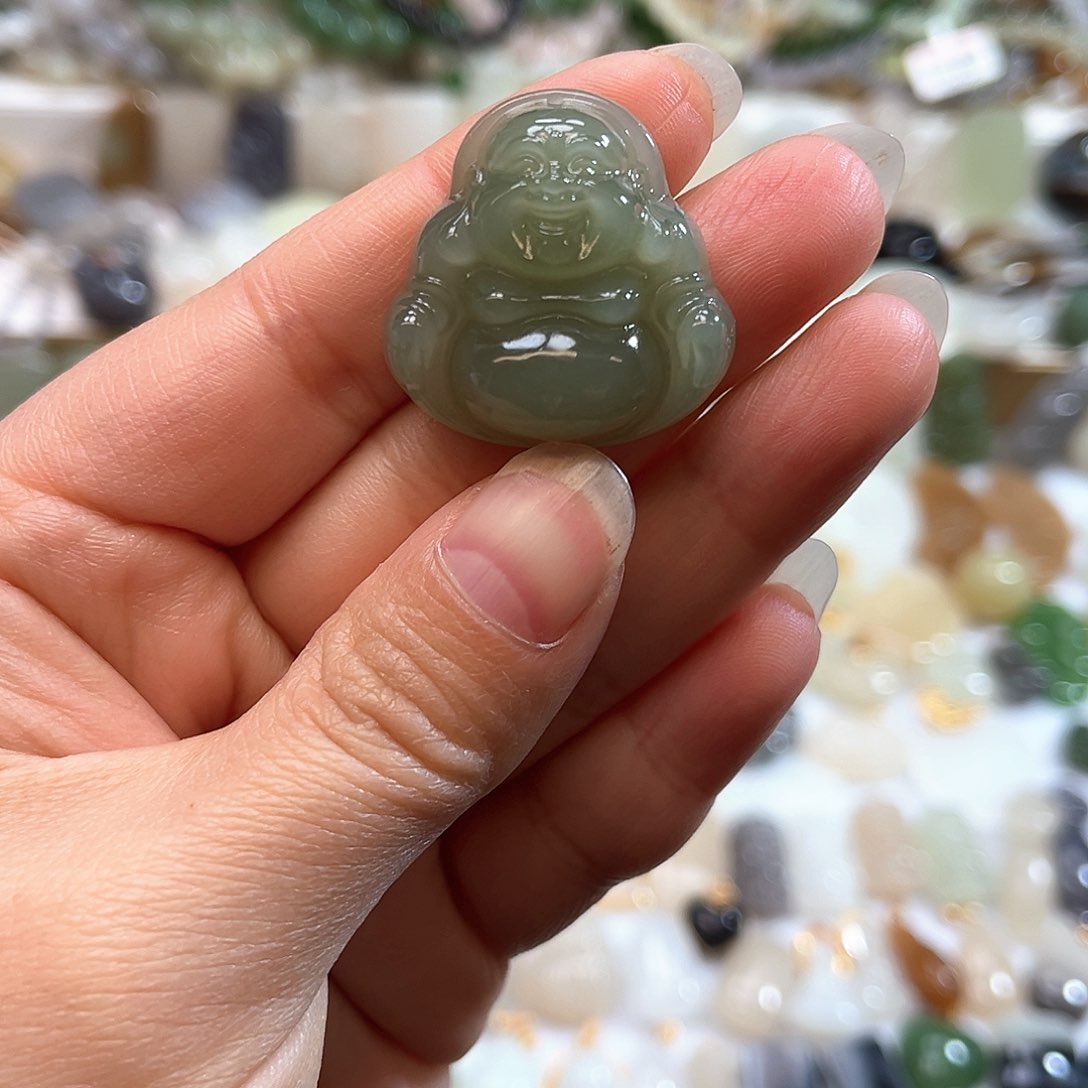和田玉吊坠(赠链)未镶嵌