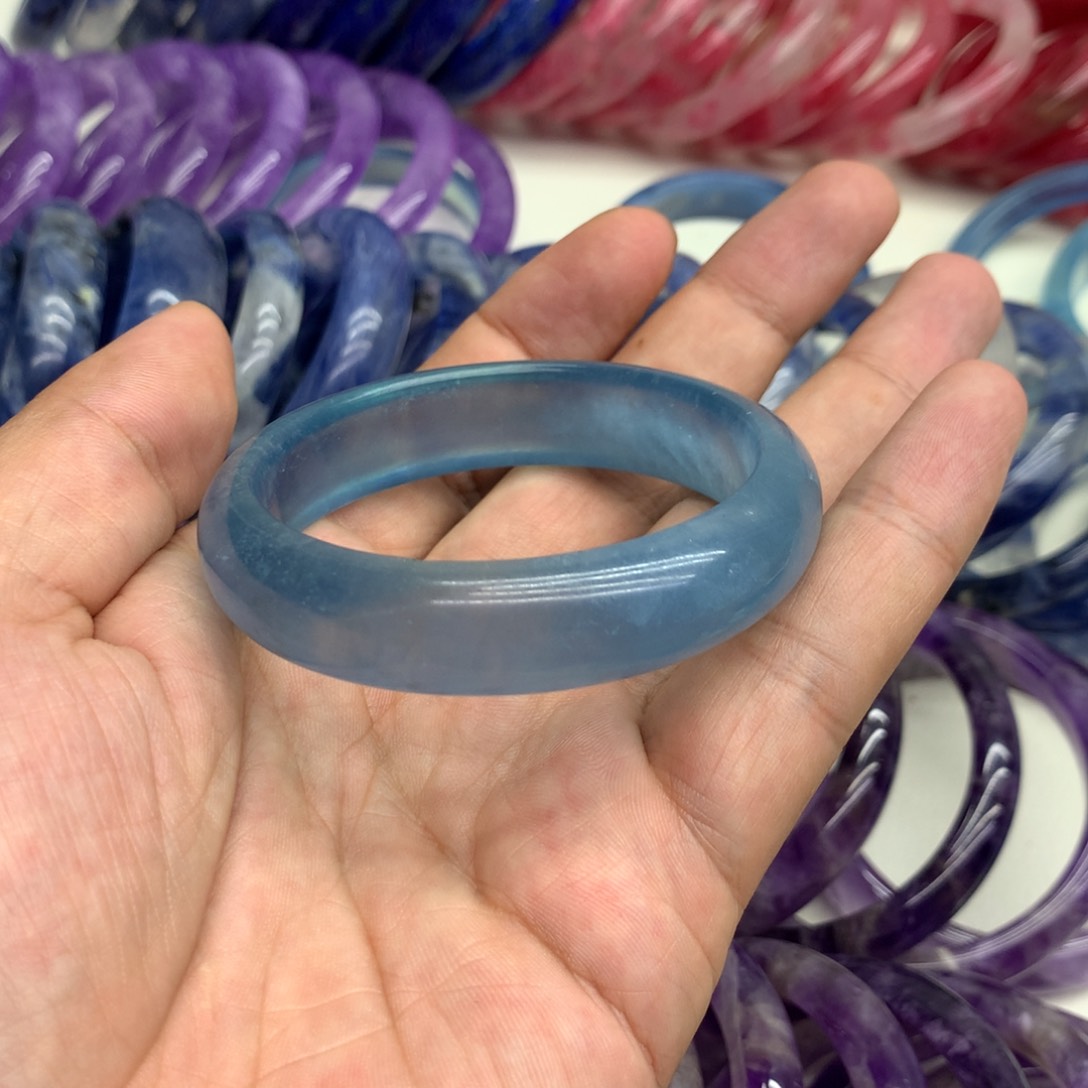 小****海蓝宝石未镶嵌手镯手镯