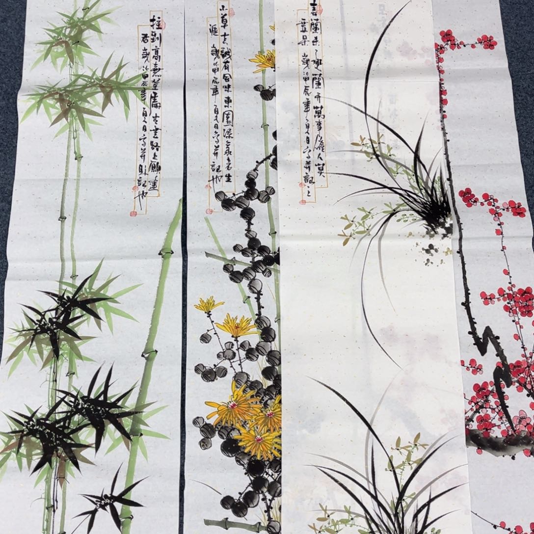 国画手绘画作品和绘画