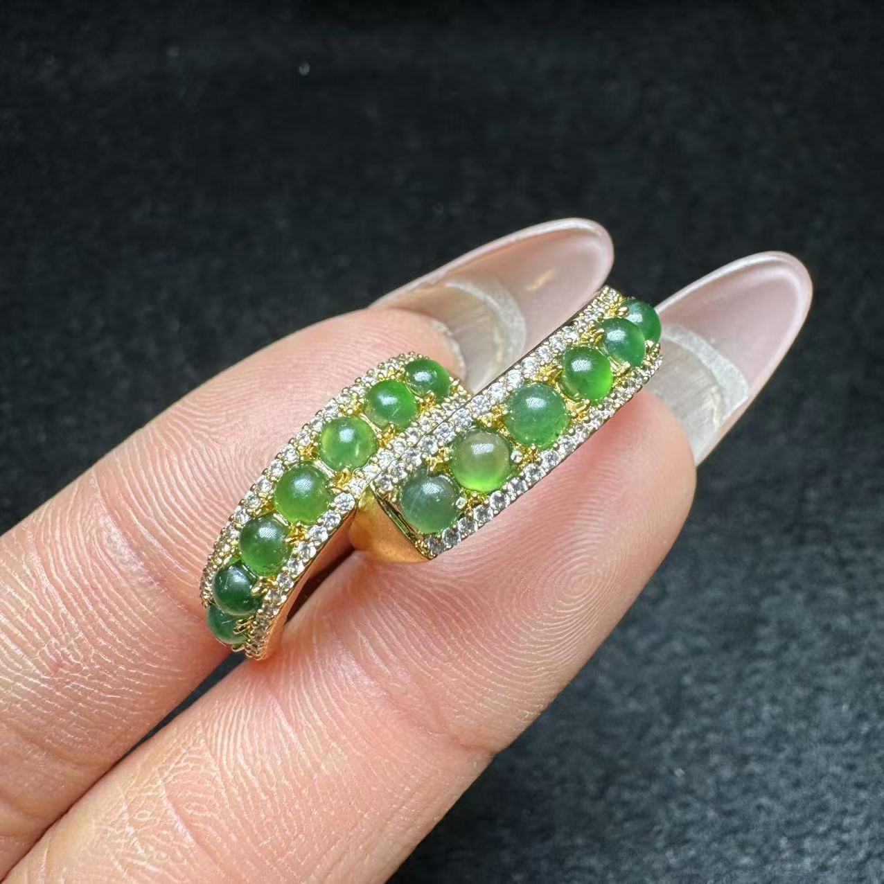 翡翠戒指多样性发其一@k