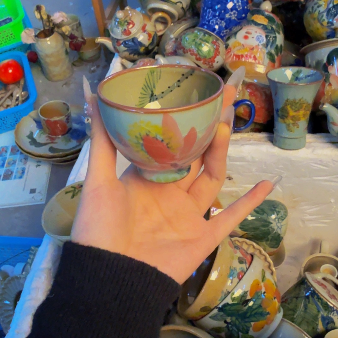 瓷片景德镇陶瓷手工手绘