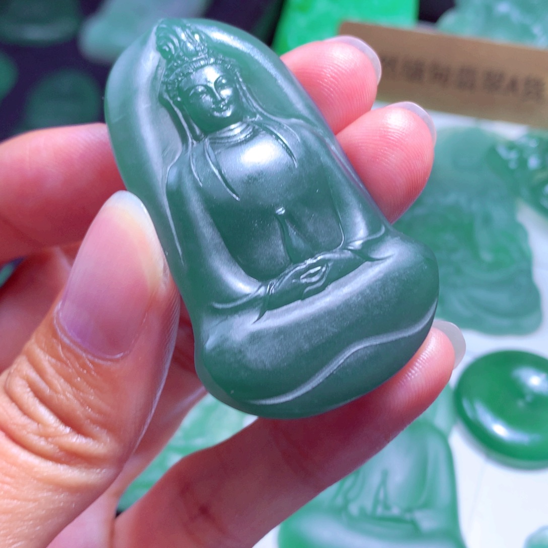 風***痕定制翡翠未镶嵌天然