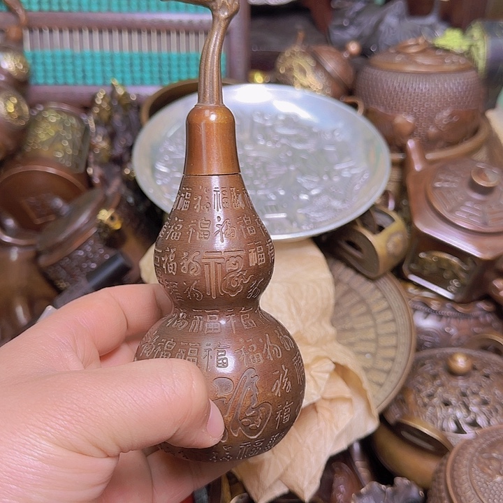 铜器办公室茶室摆件