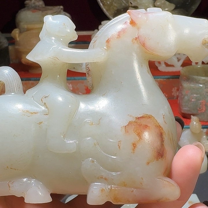 用***9和田玉未镶嵌挂件