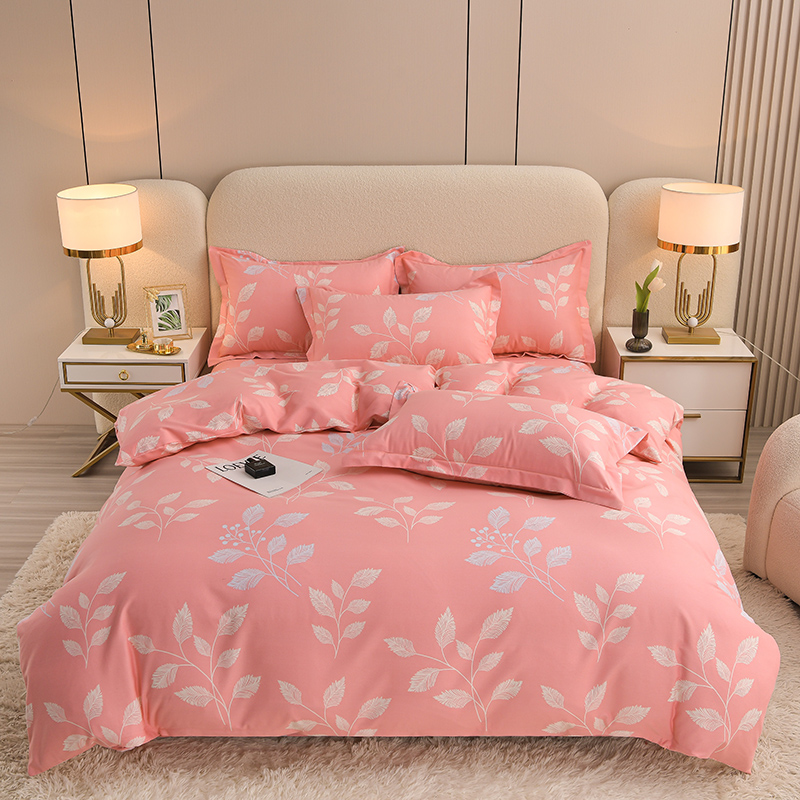 【2025新品】四件套100%全棉斜纹纯棉80支四件套套件床上用品亲肤