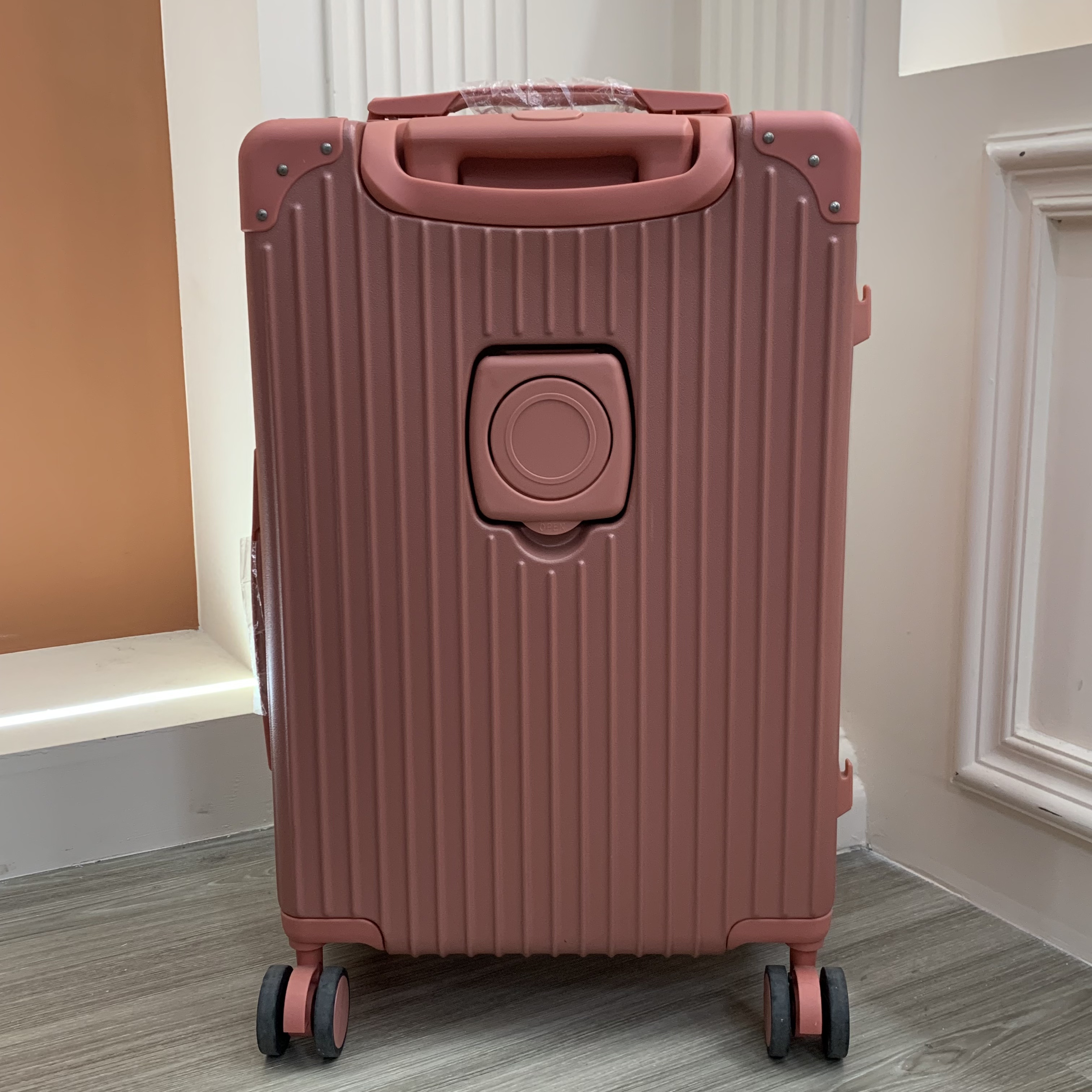 学生有旅行箱超轻休闲防盗复古风女士网红清新风软