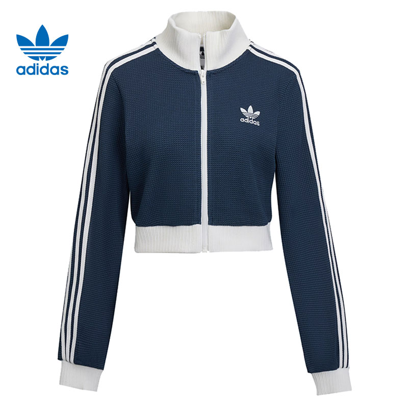 adidas阿迪达斯【吾】三叶草女子运动休闲夹克外套KC2646
