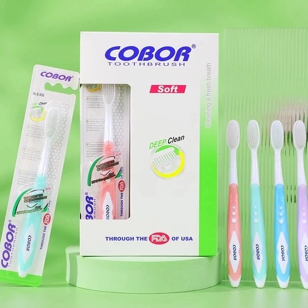 成人软细毛护龈好用牙刷【2支装】FDA认证品质