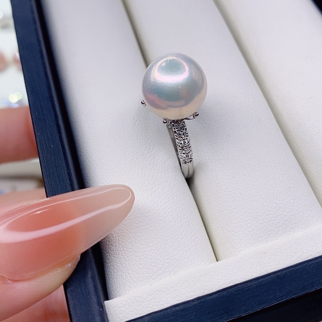 淡水珍珠戒指未镶嵌12➕