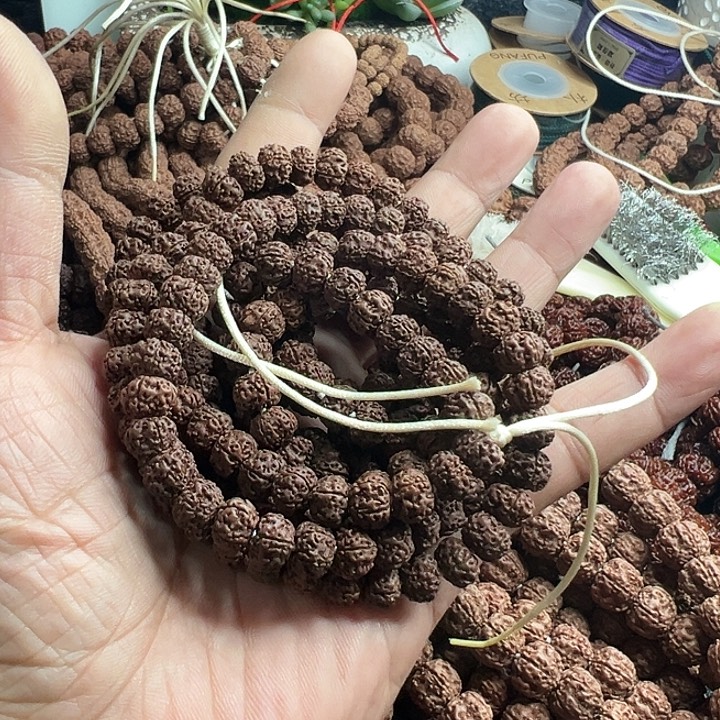 永***禁手串金刚菩提紫红皮平细脖挂两条