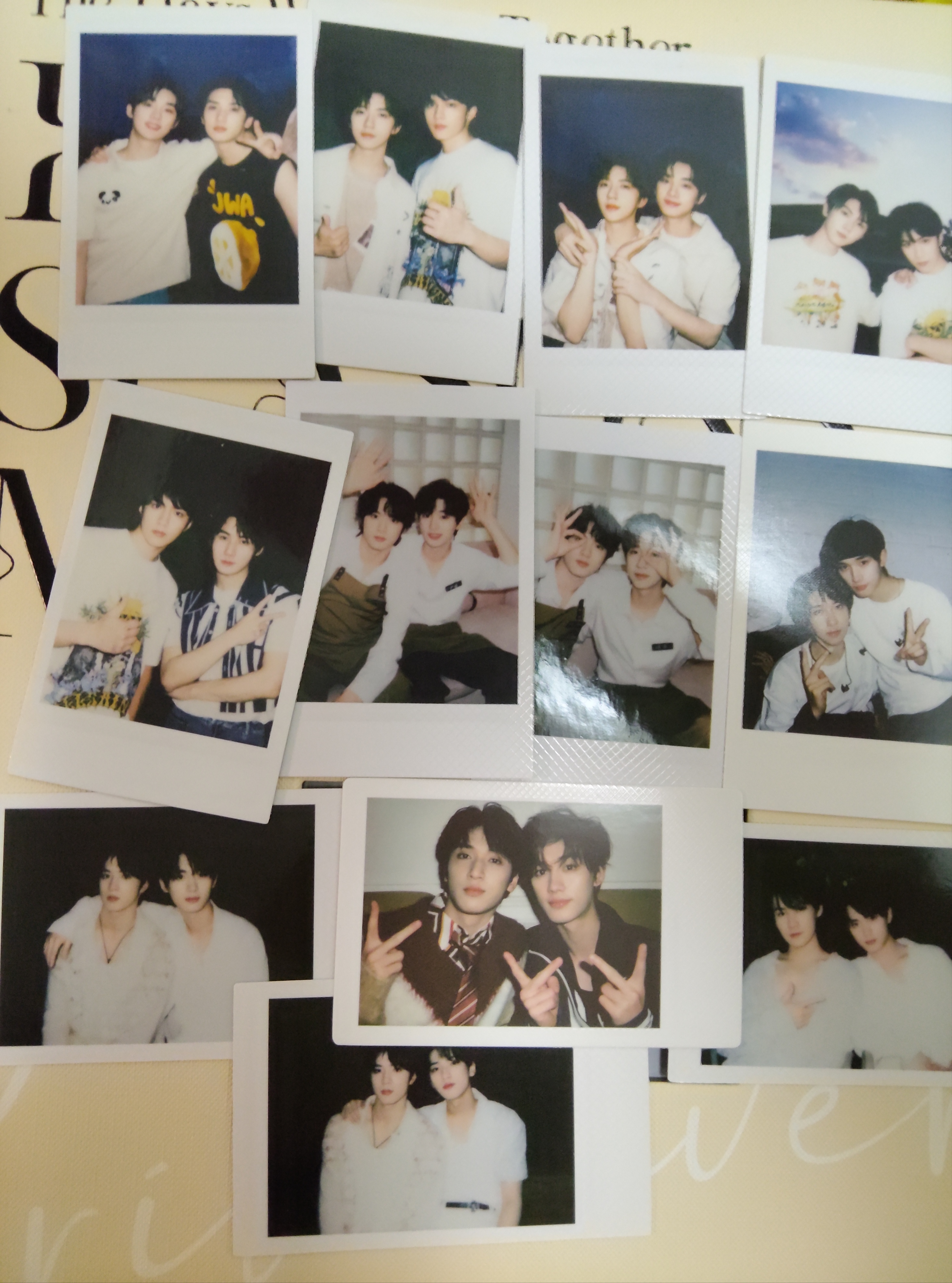 时代少年团拍立得小卡合集（默认出厂瑕）已绑可换绑