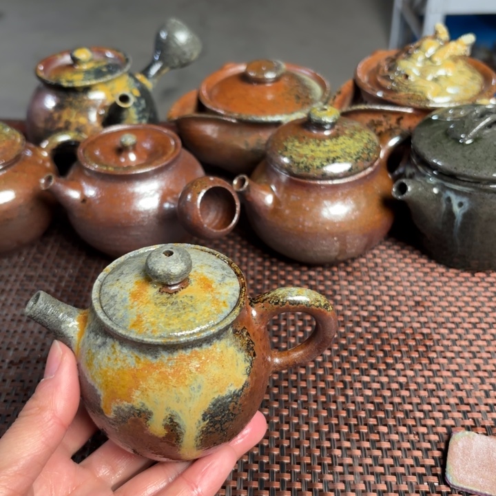 紫砂茶杯段泥手持