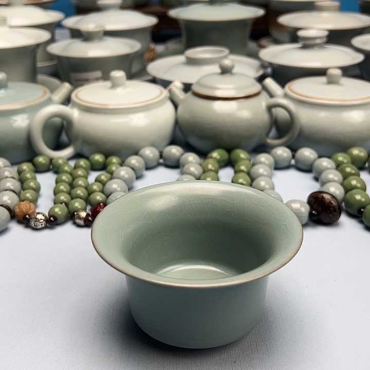 杯仿古釉马蹄杯原矿原釉原产地