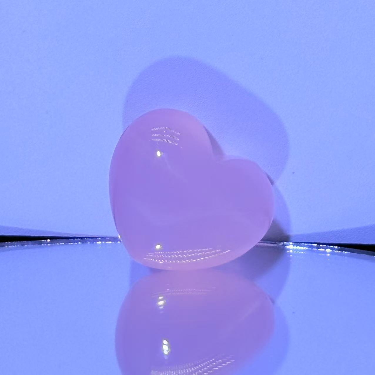 E1034 粉晶爱心 多样性发其一