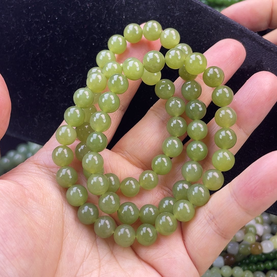 和田玉未镶嵌手链