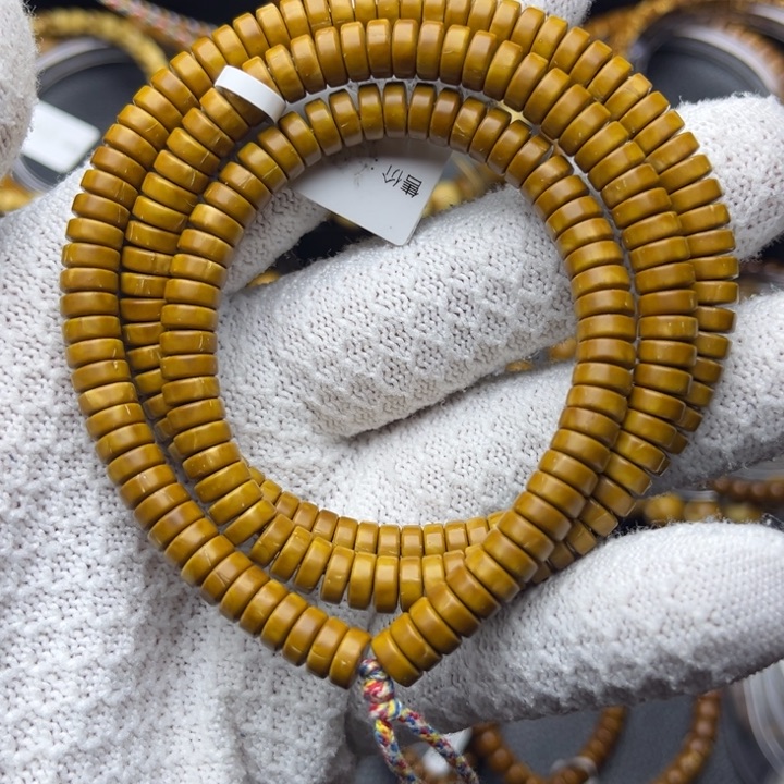 手串紫金鼠纯肉鼠尖纯色黄金甲药片毕业货7-3尺脖挂210颗籽