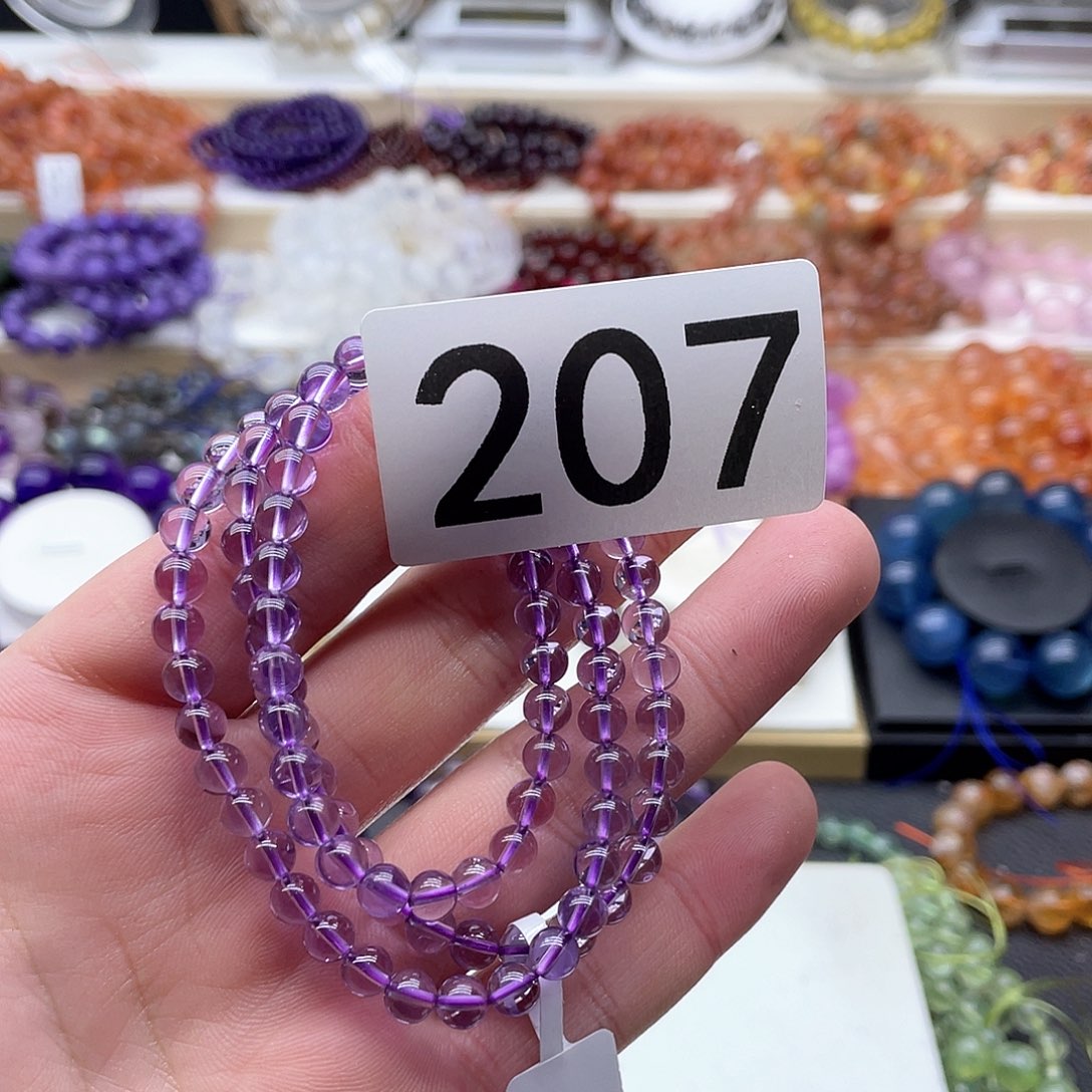 水晶手链未镶嵌小****）天然