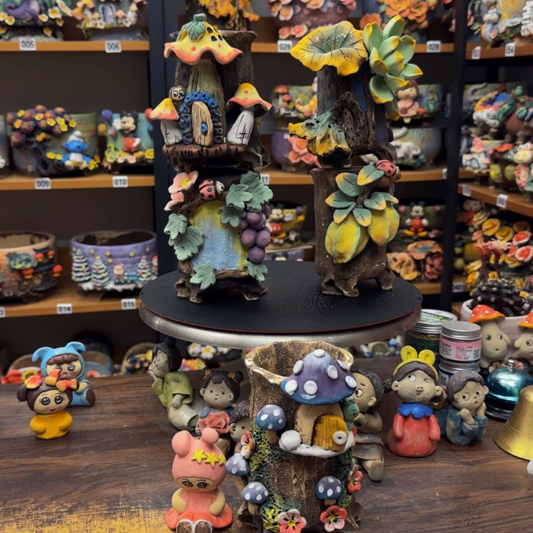 【闪购商品】可****燚粗陶手捏