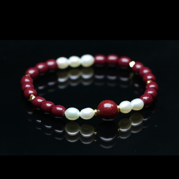 含辰砂工艺品朱砂紫砂珍珠经典