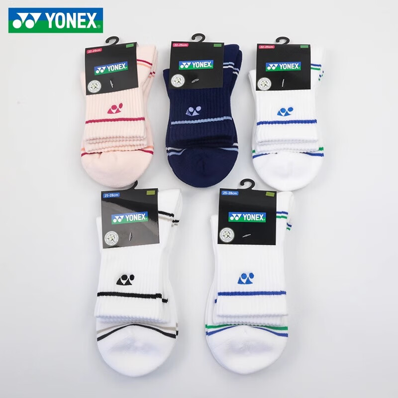 YY尤尼克斯YONEX羽毛球袜25新款男女款运动袜加厚毛巾底145045BCR