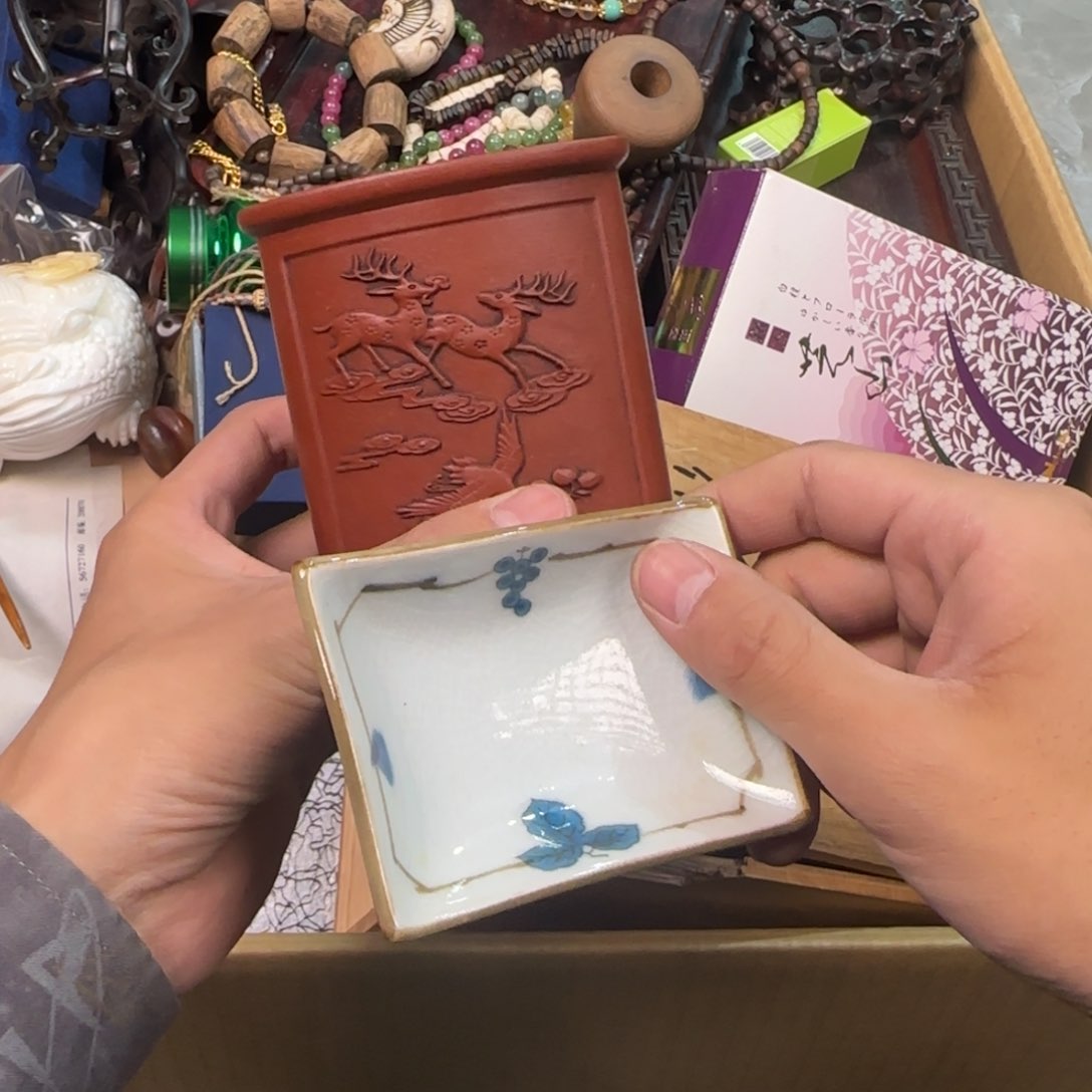 陶瓷孤品单件车里拍